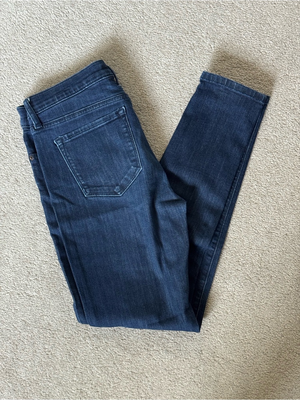 Women’s Banana Republic Factory Dark Blue Stretch Skinny Jeans 28 / 6